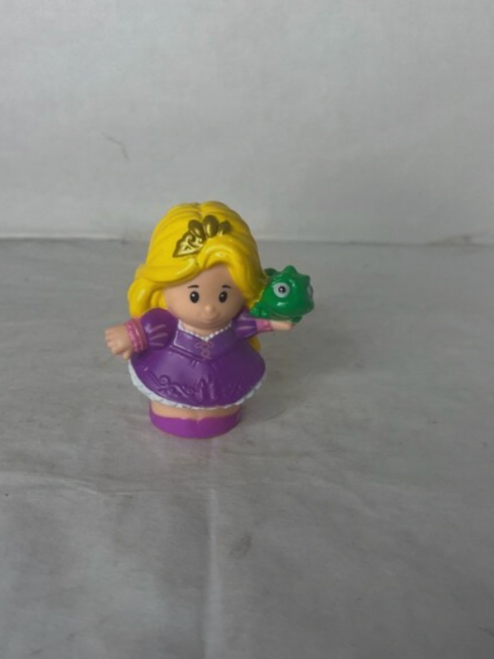 Fisher Price Little People Rapunzel Figure Disney Pascal Tangled Purple Princess
